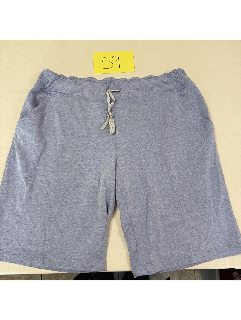 Eddie Bauer Blue Heather Drawstring Lounge Shorts Size XXL